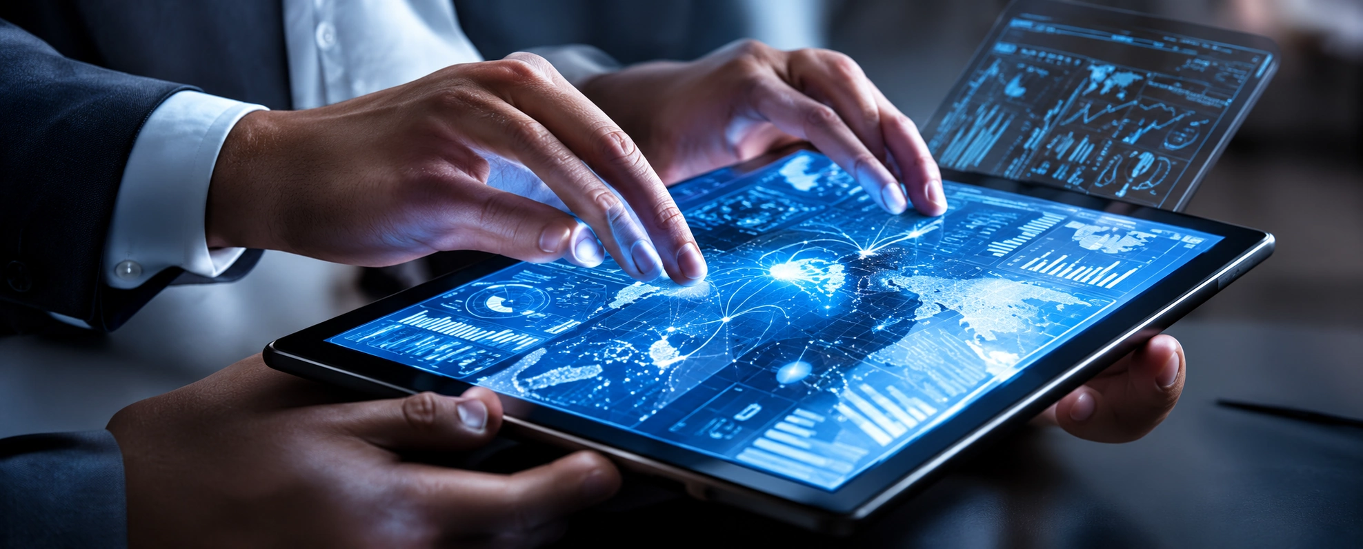 Tecnología digital en una tableta