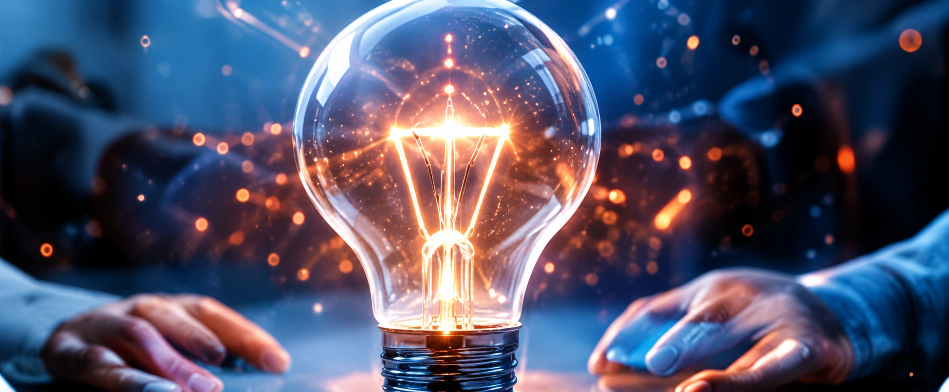 Bombilla como símbolo de innovación